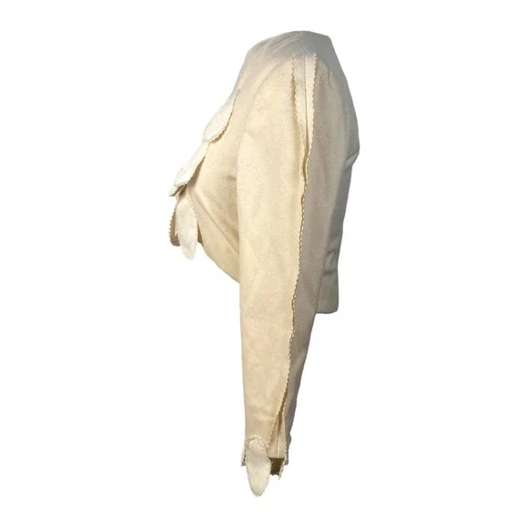 RODARTE Cashmere & Silk Cropped Bolero Jacket Size 4 NWT from Bergdorf Goodman - Picture 7 of 15